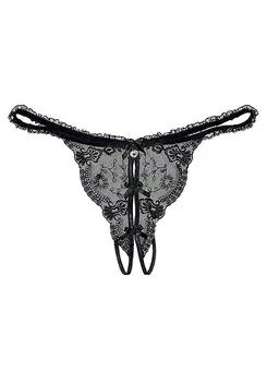 Стринги LASCANA, черный