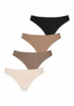 Стринги LASCANA, цвет champagner, nougat, beige, schwarz