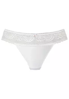 Стринги LASCANA High Waist, кремовый