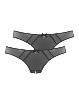 Стринги LASCANA Ouvert, черный