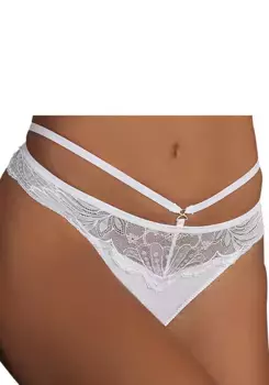 Стринги LASCANA с соблазнительной лентой, белый