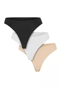 Стринги LASERCUT TANGA 3-PACK Urban Classics, мультиколор