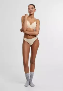 Стринги LASERCUT TANGA 3-PACK Urban Classics, цвет Nude Nude Nude
