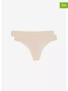 Стринги Marc OPolo 2er Set s, бежевый