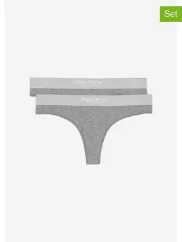 Стринги Marc OPolo 2er Set s, серый