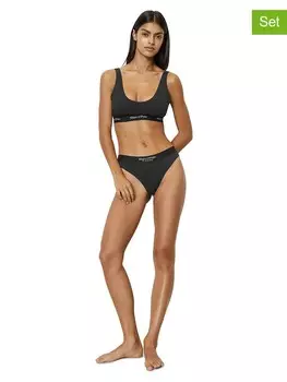 Стринги Marc OPolo 3er Set s, черный