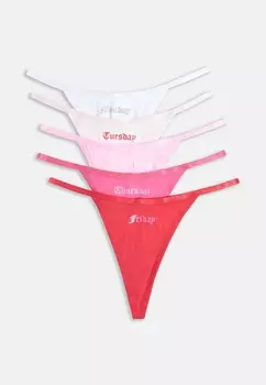 Стринги Mon Gothic Thong 5 Pack Juicy Couture, черный