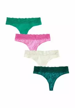 Стринги MONOCHROME FOUR PACK Next, зеленый