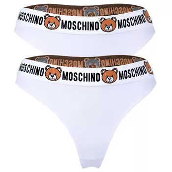 Стринги Moschino 2 шт, белый
