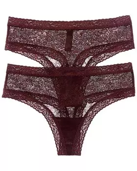 Стринги Natori 2pk Escape, коричневый