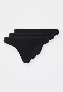 Стринги NELLIE 3 PACK Lindex, черный