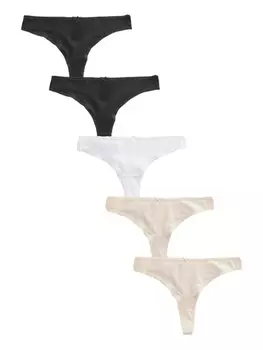 Стринги Next, цвет Beige/Black/White