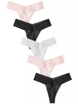 Стринги Next, цвет Nude/Black/White