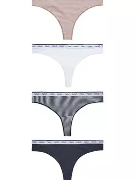 Стринги Next Thong, цвет blue/pink/white