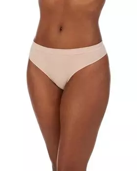 Стринги OnGossamer Cabana Cotton Seamless Thong, цвет Champagne