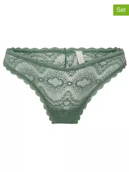 Стринги ONLY 2er Set s, зеленый