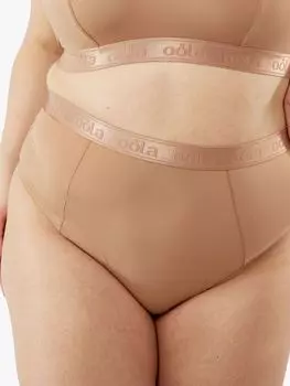 Стринги Oola Belgium Control с высокой талией, цвет мокко