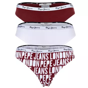 Стринги Pepe Jeans 3 шт, белый