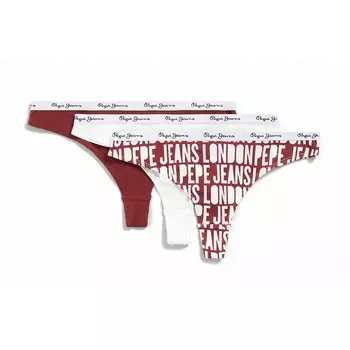 Стринги Pepe Jeans Classic 3 шт, красный