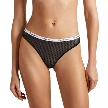 Стринги Pepe Jeans Dot 3 шт, черный