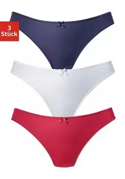 Стринги PETITE FLEUR, цвет rot+marine+wei