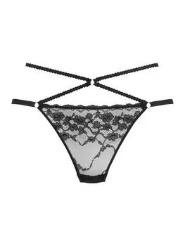 Стринги PETITE FLEUR GOLD, черный