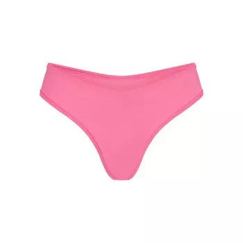 Стринги с окучиванием SKIMS Cotton Jersey, цвет Sugar Pink