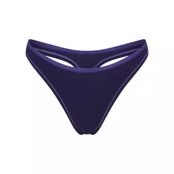 Стринги с окучиванием SKIMS Cotton Logo, цвет Concord