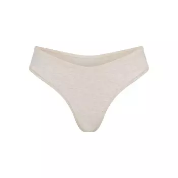 Стринги с окучиванием SKIMS, цвет oatmeal heather