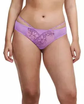 Стринги с вышивкой и кружевом Spice line Chantelle, мультиколор