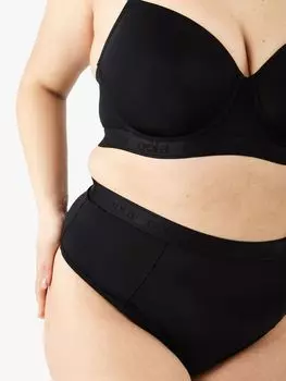 Стринги с высокой талией Oola Belgium Control, черные