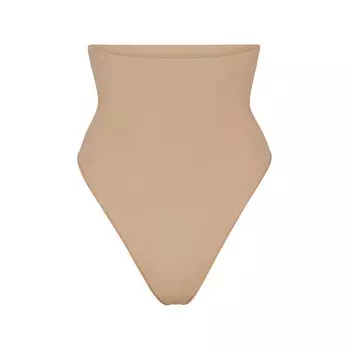 Стринги с высокой талией SKIMS Core Control, цвет Clay