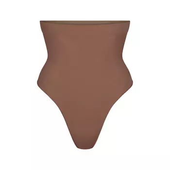 Стринги с высокой талией SKIMS Seamless Sculpt, цвет Jasper