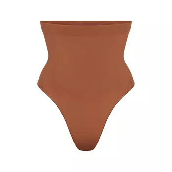 Стринги с высокой талией SKIMS Seamless Sculpt, бронзовый
