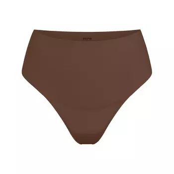 Стринги с высокой талией SKIMS Smoothing Intimates, цвет Jasper