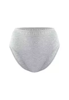 Стринги с завышенной талией POLO RALPH LAUREN, цвет Heather Grey