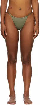 стринги с зеленым жемчугом ANINE BING