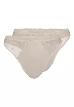 Стринги Sassa 2 шт, нюд