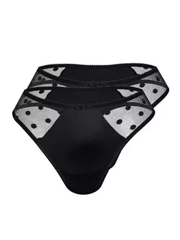 Стринги Sassa 2er Pack, черный