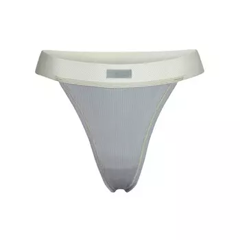 Стринги SKIMS Cotton Rib, цвет Mineral