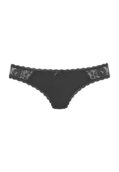 Стринги Slip Selection, кружевные, однотонные, женские LASCANA, цвет 1xblack