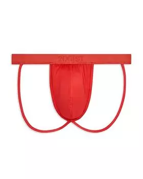 Стринги Sliq с низкой посадкой и Y-образной спинкой 2(X)IST, цвет Brown