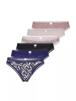 Стринги Sloggi GO Crush, цвет rosa/blau/schwarz