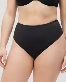 Стринги средней степени сжатия для уменьшения живота Ysabel Mora, черный