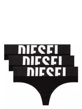 Стринги Stars (упаковка из трех шт.) Diesel, черный