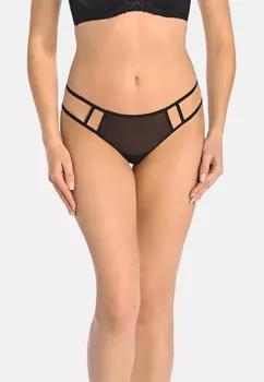 Стринги Teyli Mesh Tanga mit Riemen fr Damen Thongs spy, черный