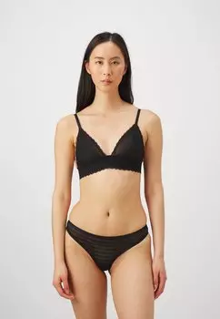 Стринги THONG 2 PACK Emporio Armani, черный