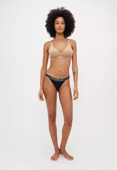 Стринги THONG 2 PACK Emporio Armani, черный