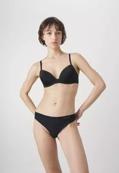 Стринги THONG 3 PACK Calvin Klein Underwear, черный