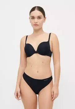 Стринги THONG 3 PACK INVISIBLES MICROFIBER Calvin Klein Underwear, кремовый